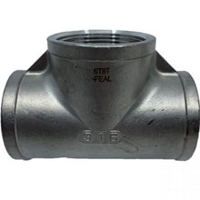 Load image into Gallery viewer, Stainless Steel 316 Tee Piece BSP Thread 2 1/2 Inches - 65mm
