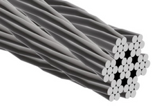 Load image into Gallery viewer, Wire Rope 5/32 4.00MM -7X7 Construction 316 Grade (Sold By Meter or Roll of 305M)