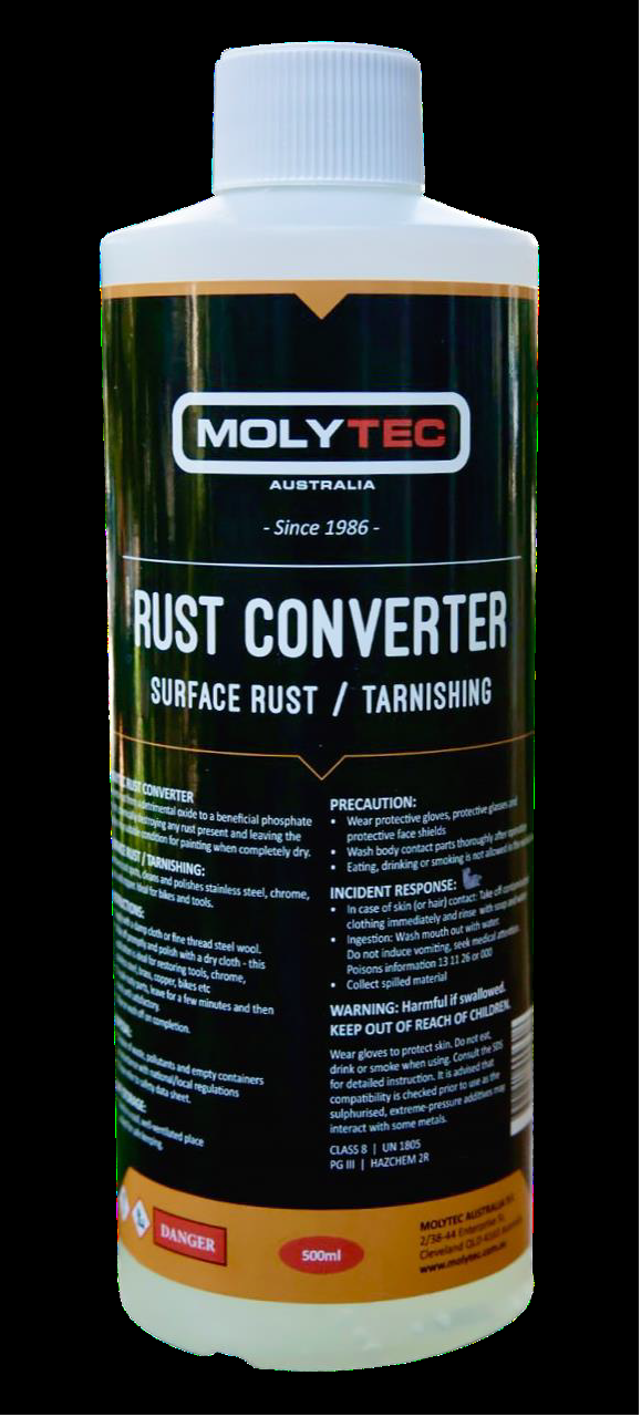Molytec Rust Converter - Surface Rust / Tarnishing