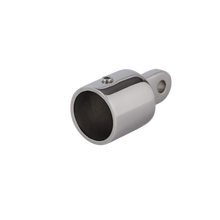 Load image into Gallery viewer, Top Cap to suit 1 Inch Round Tube With Eye & One Grub Screw 316 Grade