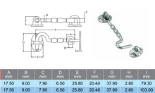 Load image into Gallery viewer, Cabin/Door Hook M100 316 Grade