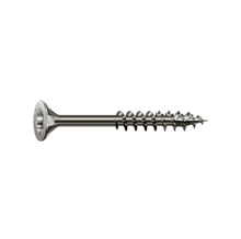 Load image into Gallery viewer, Stainless steel screw, 6 x 140 mm, 100 pieces, partial thread, flat countersunk head, T-STAR plus T30, stainless steel A2
