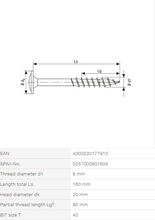 Load image into Gallery viewer, Decking Screws Washer Head M8 X 160MM - Box of 50