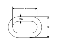 Load image into Gallery viewer, Chain M8 316 Grade - Medium link chain