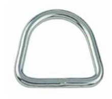 Load image into Gallery viewer, "D" RING M5X50 - 304 Grade
