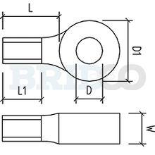 Load image into Gallery viewer, Slimline Eye Bolts M6 X 10mm - 316 Grade