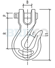 Load image into Gallery viewer, Clevis Grab Hook 316 1/4" Inch