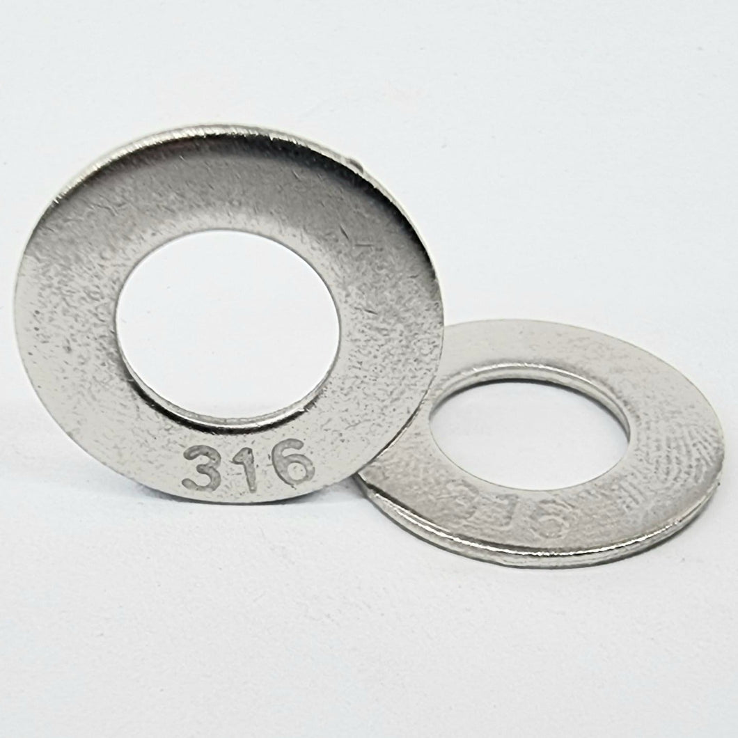 Flat Washers Mudguard 316 M3 X 9 X 0.8mm - Box of 200