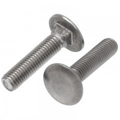 Cup Head Square Neck Bolts  316 M8 X 40MM - Box of 50
