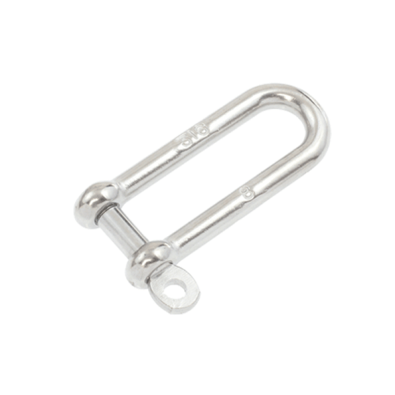 Long 'D' Shackles M6 - 316 Grade