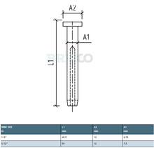 Load image into Gallery viewer, Flat Head Terminal to Suit  1/8 - 3.2mm Wire
