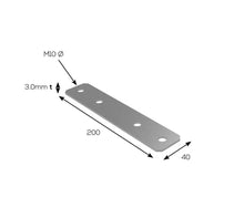 Load image into Gallery viewer, Stainless Plates Heavy Duty - 200L X 40W x 3.0mm
