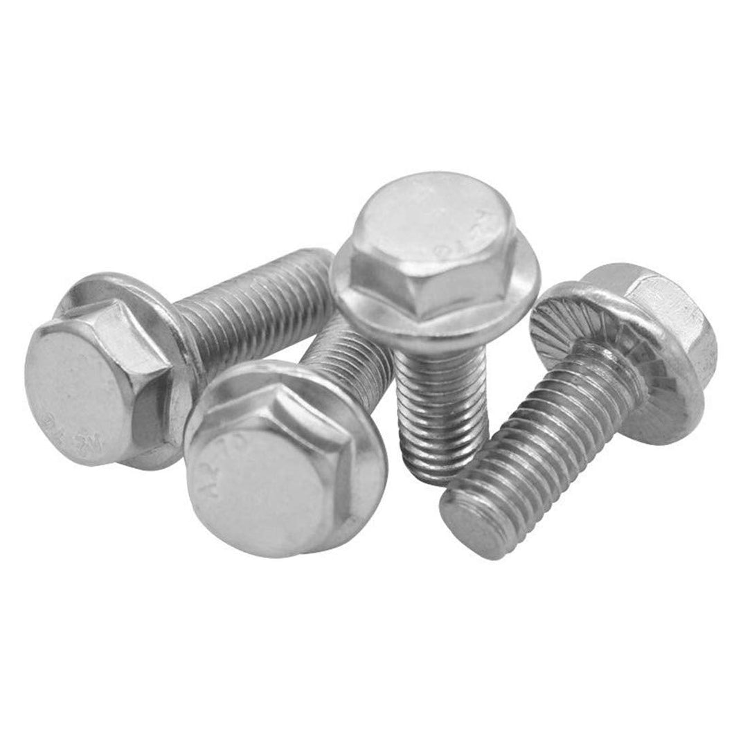 Flanged Bolts 304 M10 X 20 Box Of 100