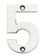 Stainless Steel Numerals 50MM #5