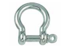 Load image into Gallery viewer, Bow Shackles M4 -316 Grade

