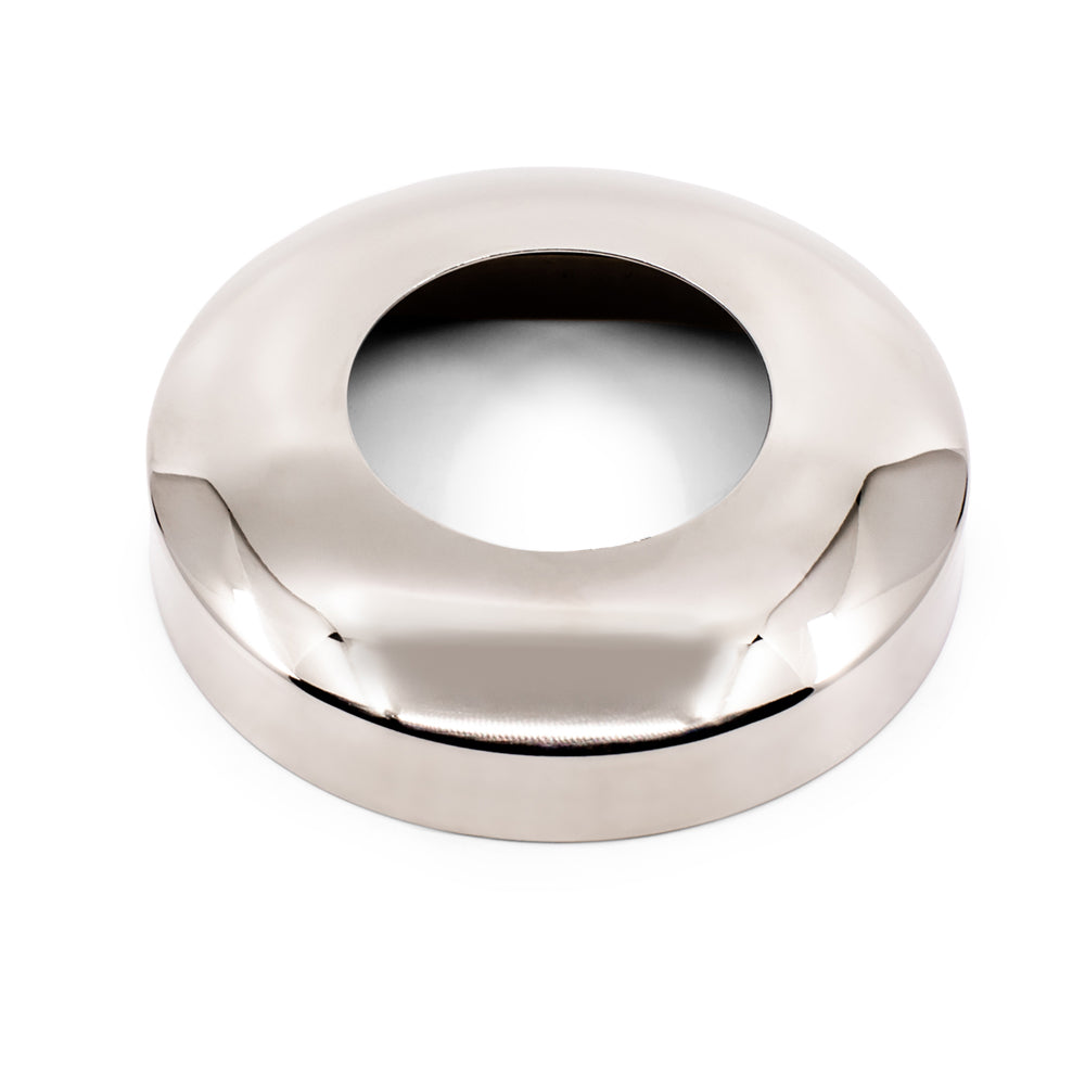 Round Cover Plate for 2 Inch Tube Mirror Finish 316