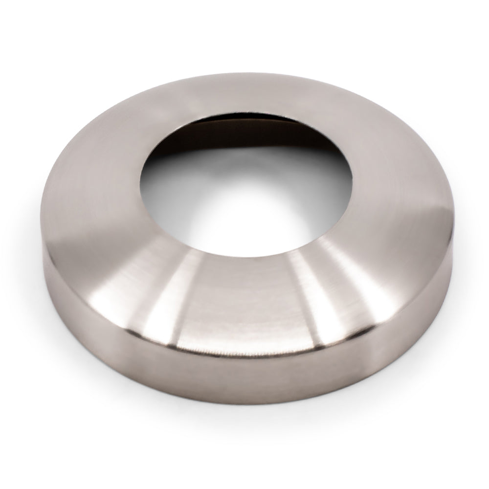 Round Cover Plate for 2 Inch Tube Satin Finish 316