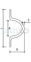 Load image into Gallery viewer, Saddles M8 304 Grade
