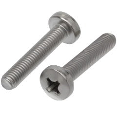 Pan Head Phillips Metal Thread Screws 304 M4X40 - Box of 100