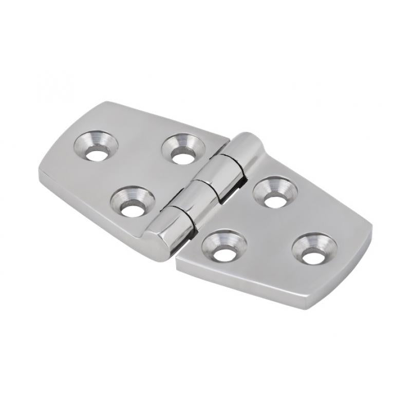 Flat Hinges 75mm Width X 38mm Length 316 Grade