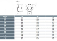 Load image into Gallery viewer, Spring Washers 316 1/4 - Box of 100
