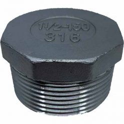 BSP Plug 316 S S 1 1/2 Inch - 40mm