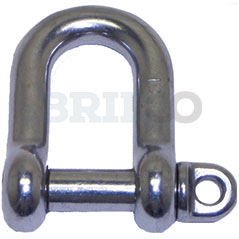 Shackle 'D' 316 M8 - 316 Grade