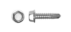 Self Drilling Hex Washer Head Metal Screw 14GX38 -  Box of 100